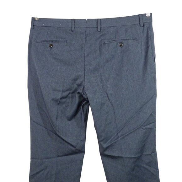 Tailorbyrd Gray Wool Dress Pants Men Size 38 X 30 Super 100s Italian Styling - Picture 3 of 12